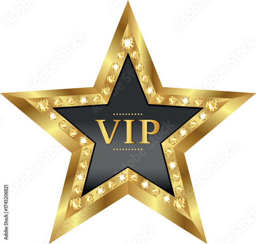 VIP gold star