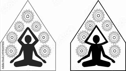 Find inner peace with this zen meditation pose, promoting mindfulness and wellness lifestyle choices