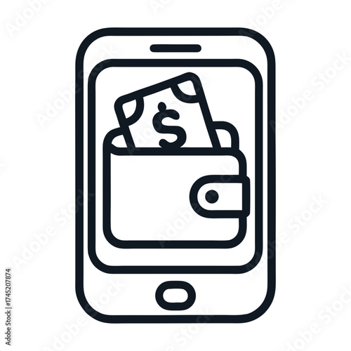 Seamless financial transactions enabled by modern fintech solutions, offering virtual banking convenience through a secure mobile platform