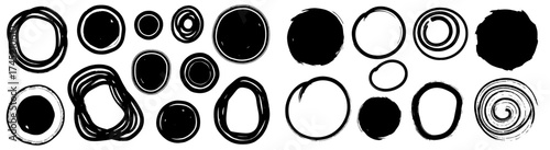 Hand-Drawn Doodle Elements Collection: A quirky, varied vector set of sketchy clipart and design accents, ideal for creative projects, emphasizing a playful, artistic expression with customizability