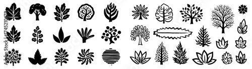 Hand-Drawn Doodle Collection: A set of whimsical frames, borders, and design elements with cute bows, ribbons for crafting social media invitations, and stationery projects, with a modern, artsy style