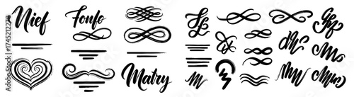 Hand-Drawn Scribbles & Doodles: A Versatile Vector Set for Creative Projects, modern design, and playful visuals.  Sketchy elements for business, advertising, presentations, or marketing material. Bla