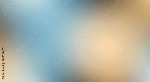 Elegant golden bokeh background with smooth blur and soft blue gradient, perfect for festive designs, luxury themes, invitations, or digital wallpapers.