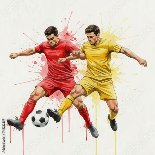 Spirit of the Game: Watercolor Soccer Moments