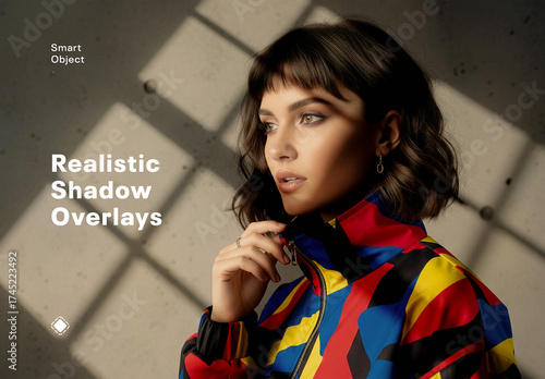 Realistic Shadow Overlays Photo Effect