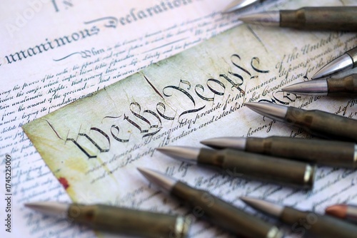 Photos The second amendment and gun control in america concept