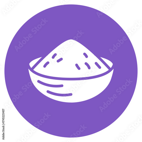 Slippery Flour icon vector image. Can be used for House Cleaning.