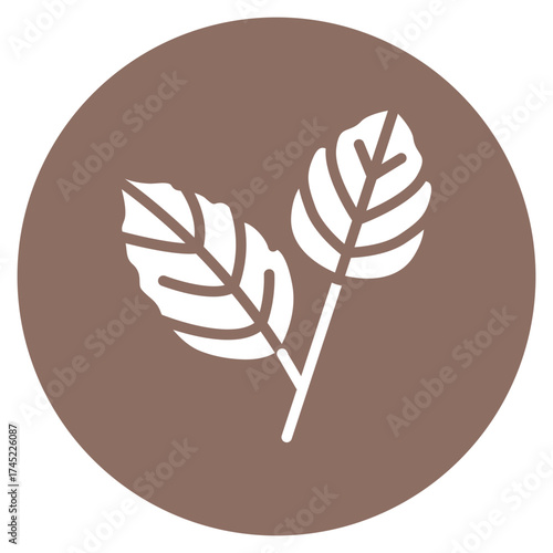 Spearmint icon vector image. Can be used for Fruits and Vegetables.
