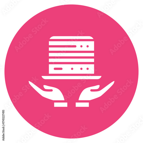 Web Hosting icon vector image. Can be used for Web Hosting.
