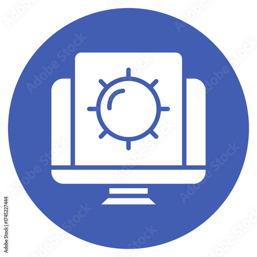 Code Settings icon vector image. Can be used for Web Hosting.