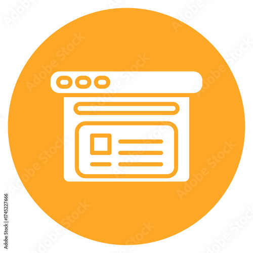 Website Traffic icon vector image. Can be used for Web Hosting.