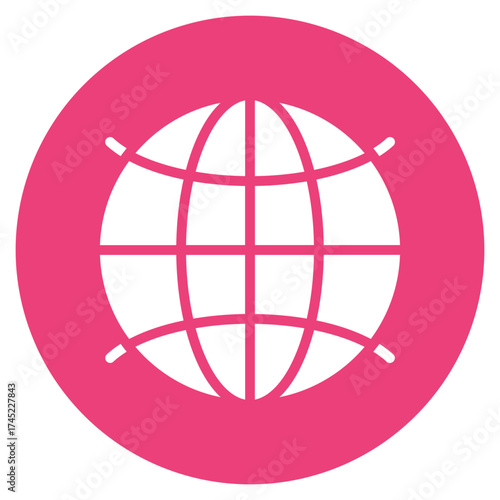 Worldwide Network icon vector image. Can be used for Web Hosting.