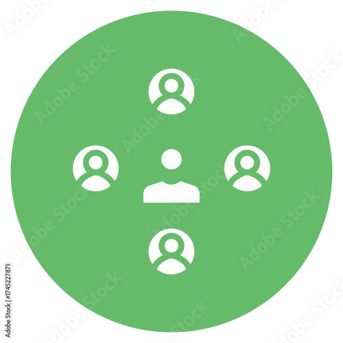 User Connection icon vector image. Can be used for Web Hosting.