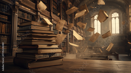 old book in the church