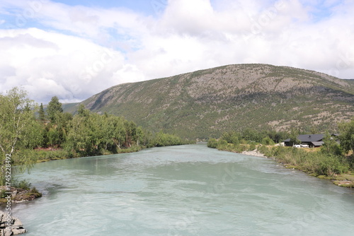river between the fjords in Norway