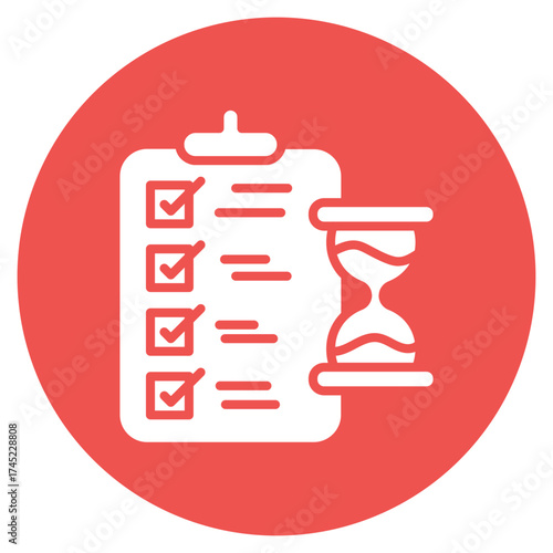 Project Deadline icon vector image. Can be used for Computer Programming.