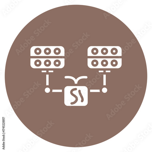 Dependencies icon vector image. Can be used for Computer Programming.