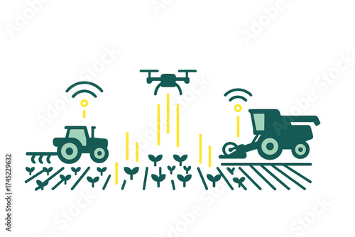 Futuristic agriculture: farm technology with drones and autonomous machinery