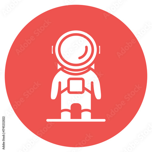 Astronaut icon vector image. Can be used for Science Fiction.