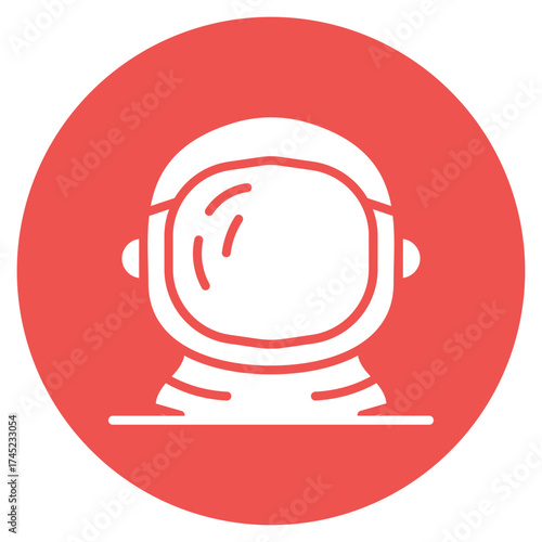Astronaut Helmet icon vector image. Can be used for Science Fiction.