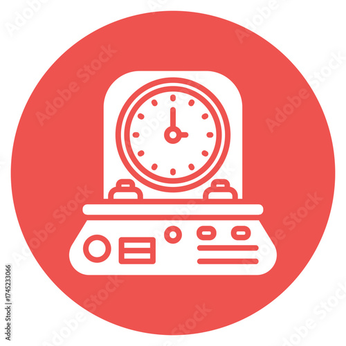 Time Machine icon vector image. Can be used for Science Fiction.