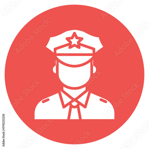 Police Fine icon vector image. Can be used for Prison.