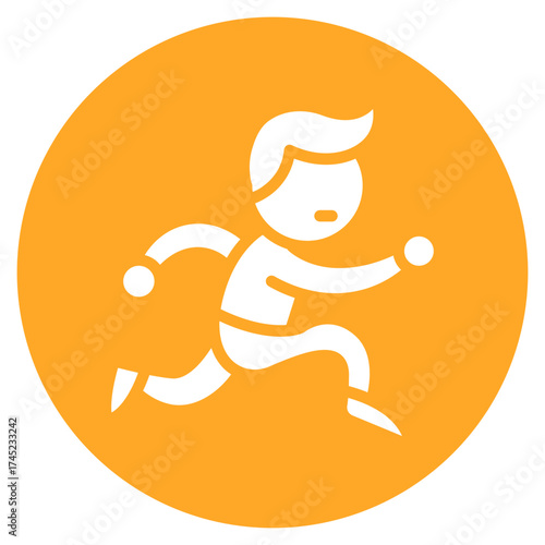 Chase icon vector image. Can be used for Prison.