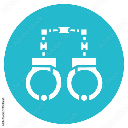 Detain icon vector image. Can be used for Prison.