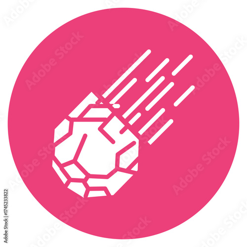Meteorite icon vector image. Can be used for Natural Disaster.