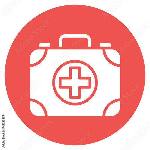 First Aid Kit icon vector image. Can be used for Natural Disaster.