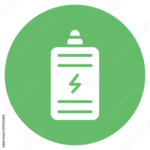 Battery icon vector image. Can be used for Electric Circuits.