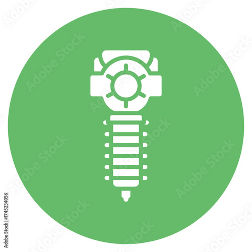 Motor icon vector image. Can be used for Electric Circuits.