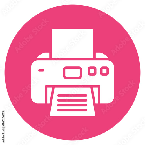 Printer icon vector image. Can be used for Electric Circuits.