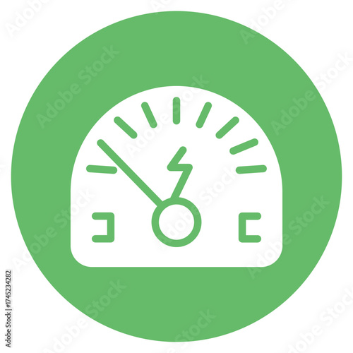 Ammeter icon vector image. Can be used for Electric Circuits.