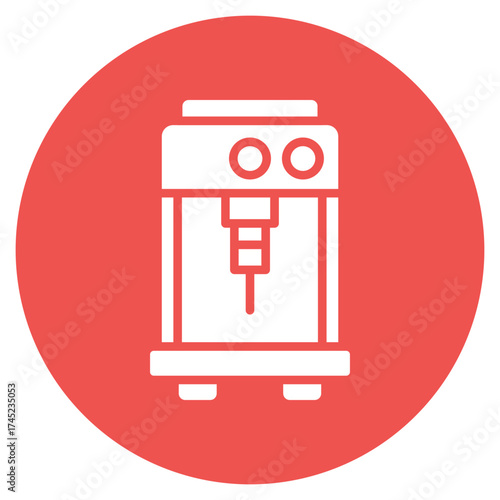 Cleaning Coffee Maker icon vector image. Can be used for Cleaning and Dusting.