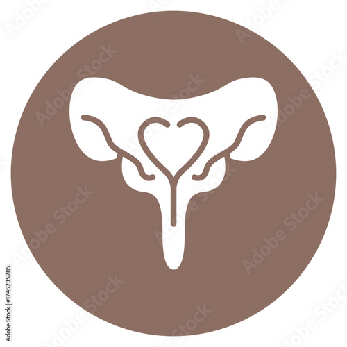 Pelvis icon vector image. Can be used for Human Anatomy.