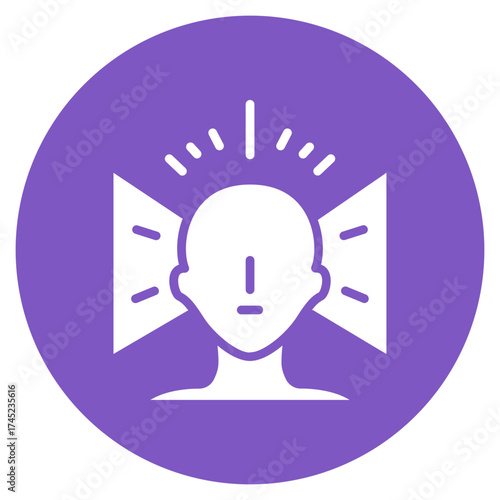 Open Mindedness icon vector image. Can be used for Personality Traits.