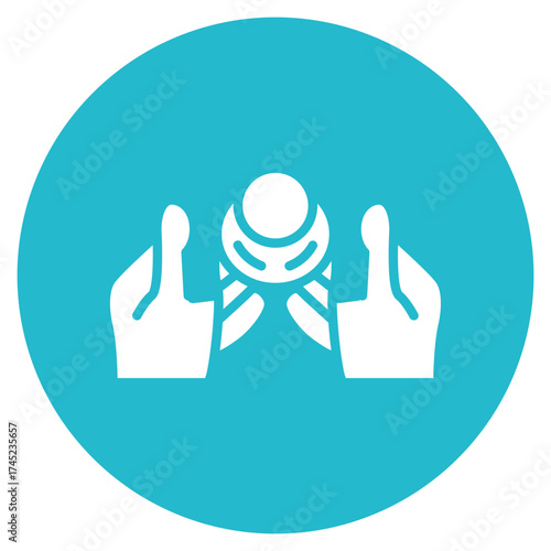 Self Control icon vector image. Can be used for Personality Traits.