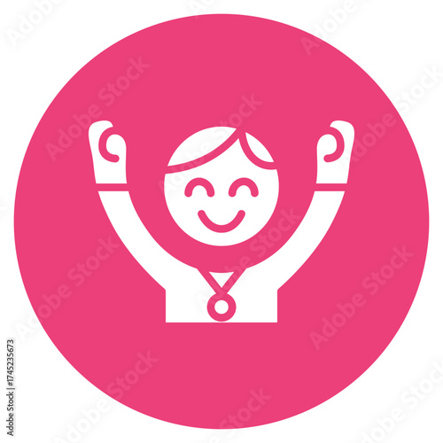 Enthusiasm icon vector image. Can be used for Personality Traits.