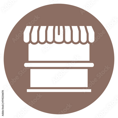 Food Court icon vector image. Can be used for Amusement Park.
