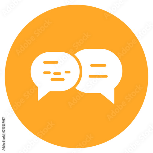 Dialogue icon vector image. Can be used for Leadership.
