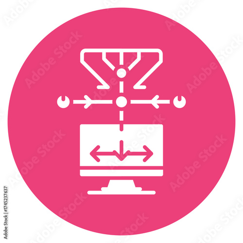 Network Congestion icon vector image. Can be used for Networking.