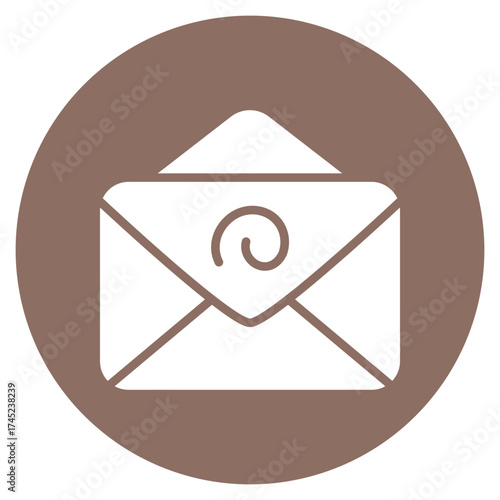 Email icon vector image. Can be used for Contact Us.