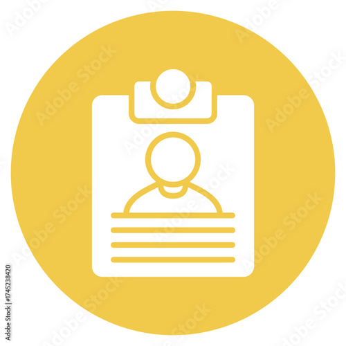 Inquiry Form icon vector image. Can be used for Contact Us.