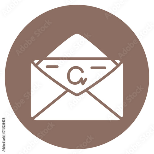 Email Us icon vector image. Can be used for Contact Us.