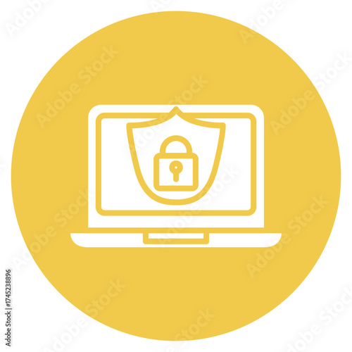 Site Security icon vector image. Can be used for Risk Management.