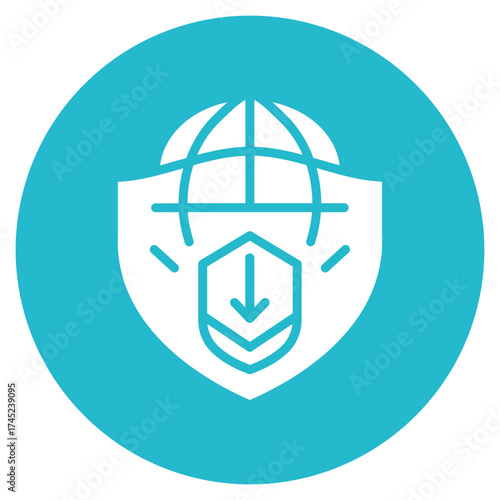 Risk Response icon vector image. Can be used for Risk Management.