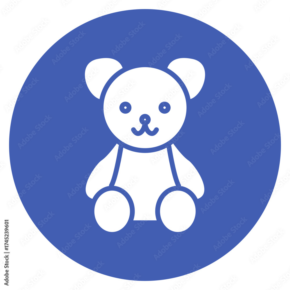 Fototapeta premium Stuffed Animals icon vector image. Can be used for Festa Junina.