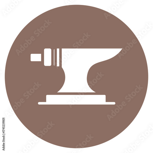 Anvil Shoot icon vector image. Can be used for Festa Junina.