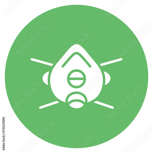 Respiratory Mask icon vector image. Can be used for Infectious Diseases.